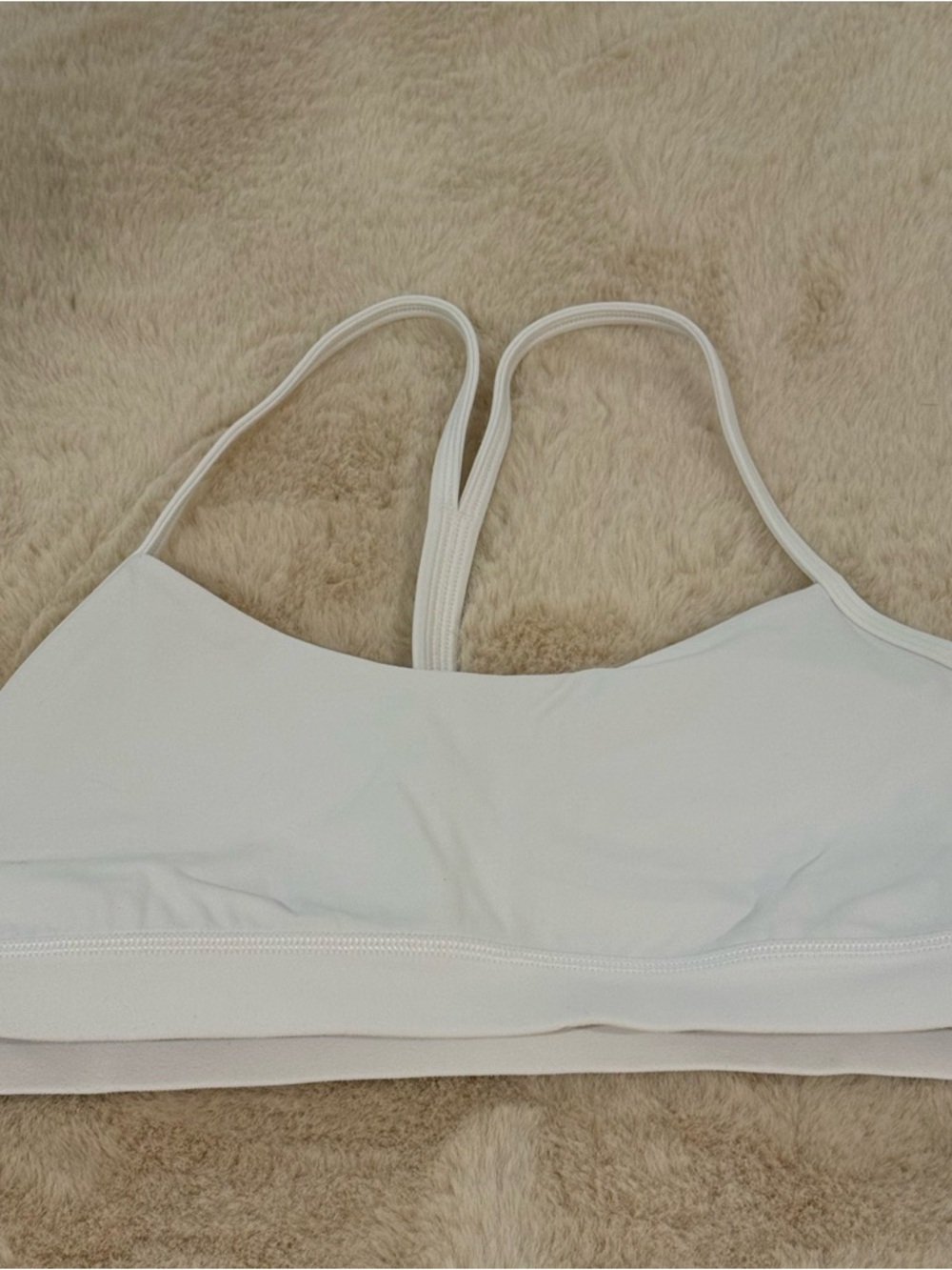 lululemon athletica White Double-Strap Seamless Bralette